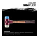 Halder Schonhammer Simplex 40mm TPE-soft/Nylon-4