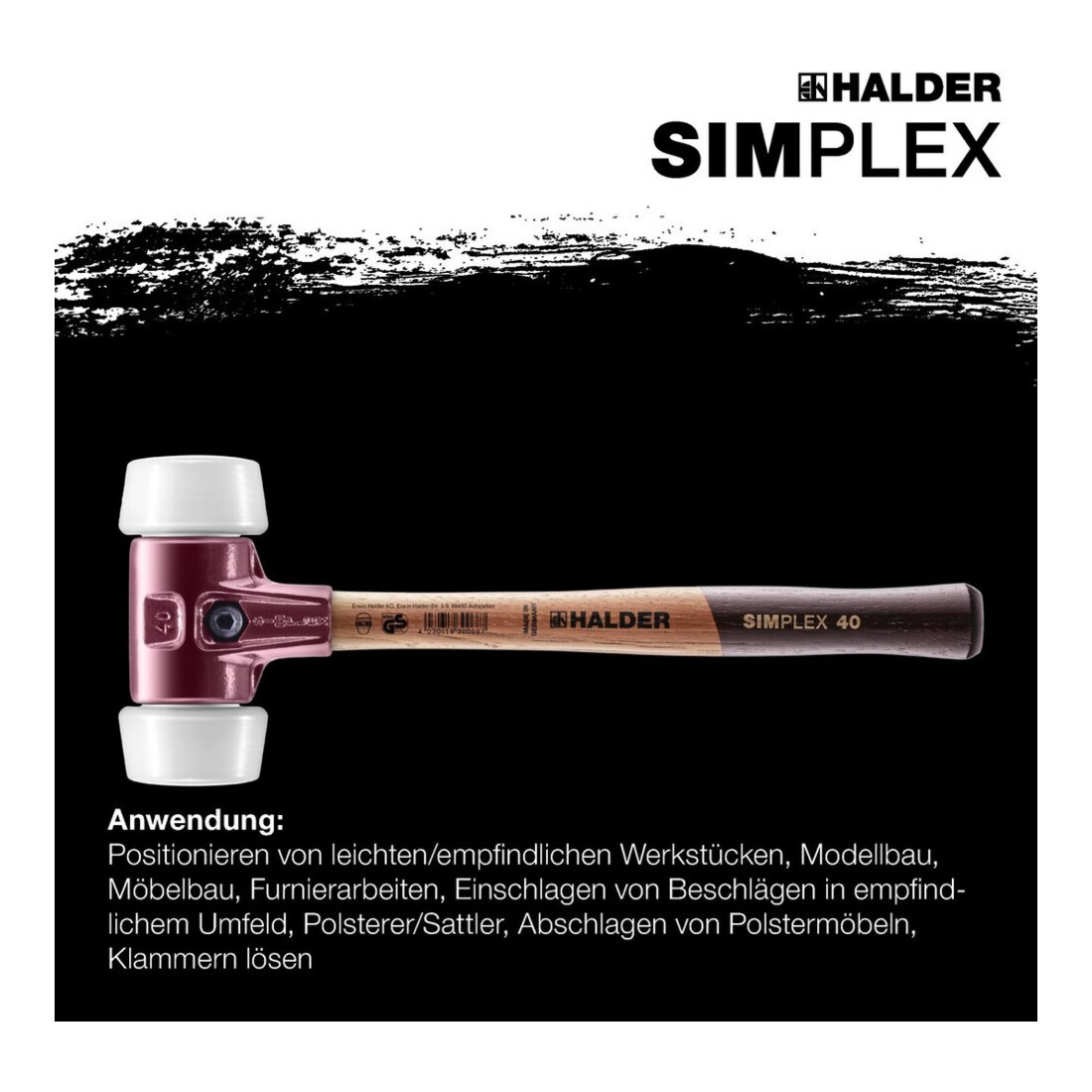Halder Schonhammer Simplex 50/40 Superplastik