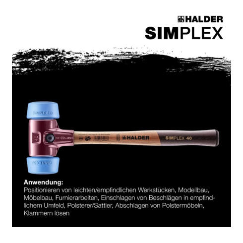 Halder Schonhammer Simplex 50/40 TPE-soft