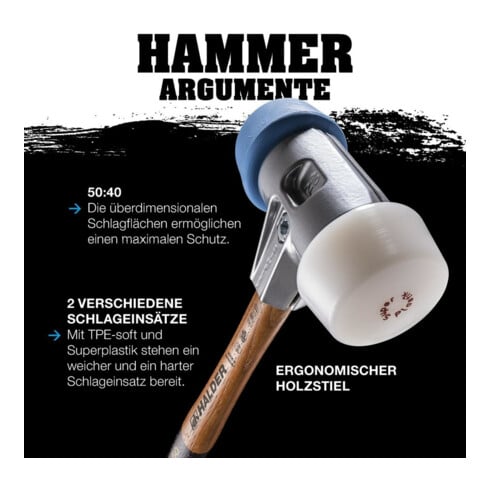 Halder Schonhammer Simplex 50/40 TPE-soft