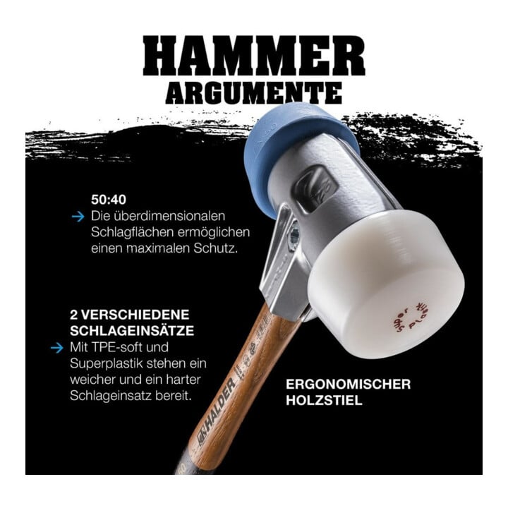 Halder Schonhammer Simplex 50/40 TPE-soft