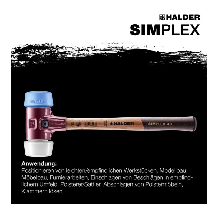 Halder Schonhammer Simplex 50/40TPE-soft/SP.