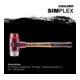 Halder Schonhammer Simplex 60mm Plastik/WM-4