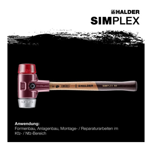 Halder Schonhammer Simplex 60mm Plastik/WM