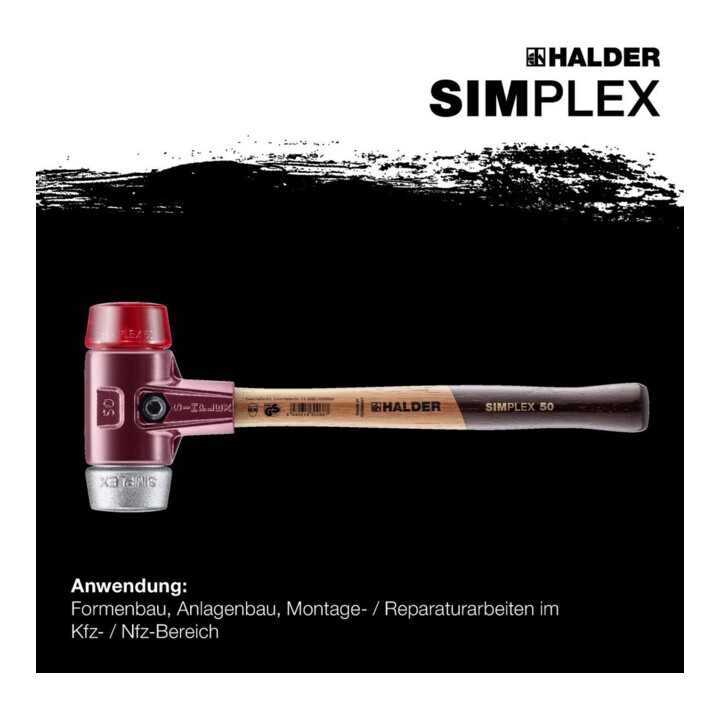 Halder Schonhammer Simplex 60mm Plastik/WM