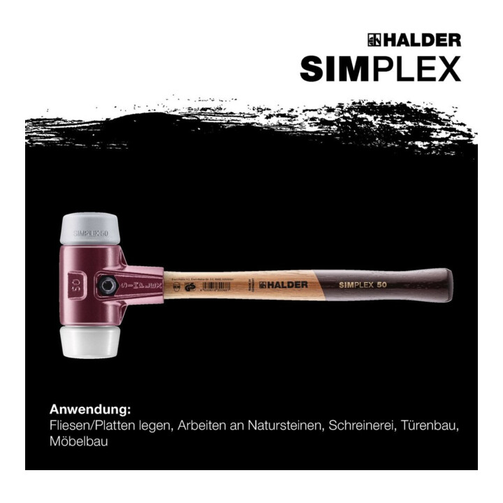 Halder Schonhammer Simplex 60mm TPE-mid/SP.