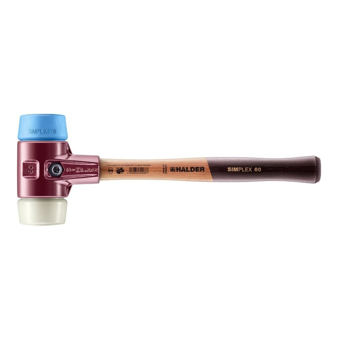 Halder Schonhammer Simplex 60mm TPE-soft/Nylon