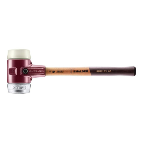 Halder Schonhammer SIMPLEX 80mm Nylon/Matière souple