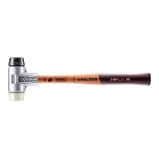 Halder Schonhammer Simplex alu 30 mm caoutchouc/nylon