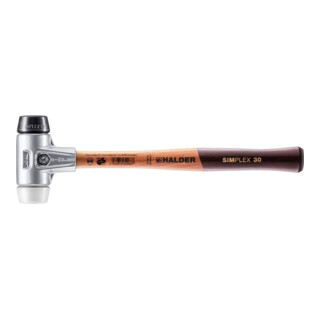 Halder Schonhammer Simplex alu 30 mm caoutchouc/superplastique