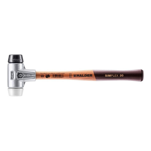 Halder Schonhammer Simplex alu 30 mm caoutchouc/superplastique