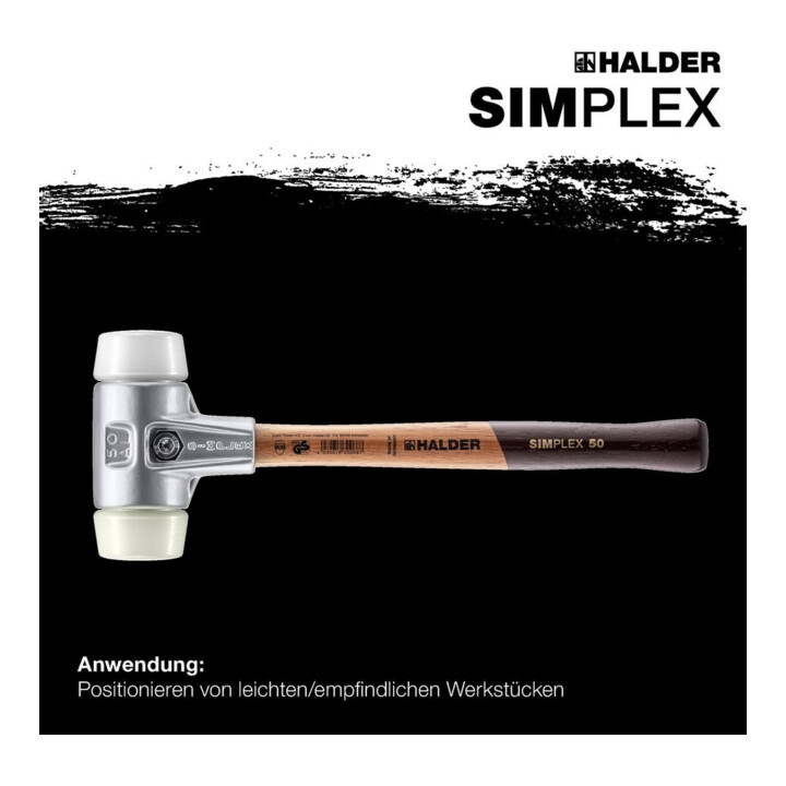 Halder Schonhammer Simplex alu 30 mm superplat/nylon