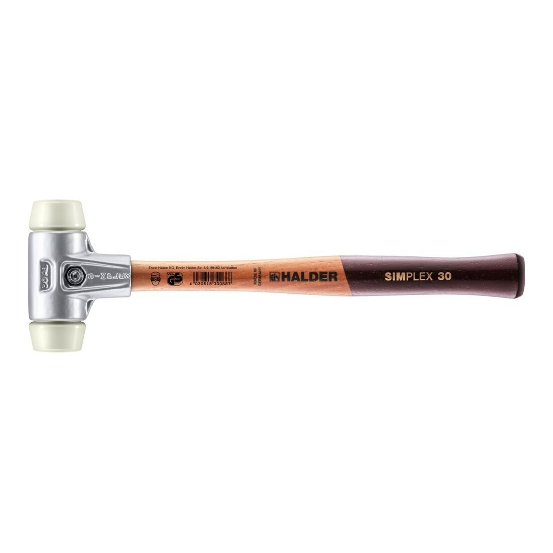 Halder Schonhammer SIMPLEX Alu 30mm Nylon