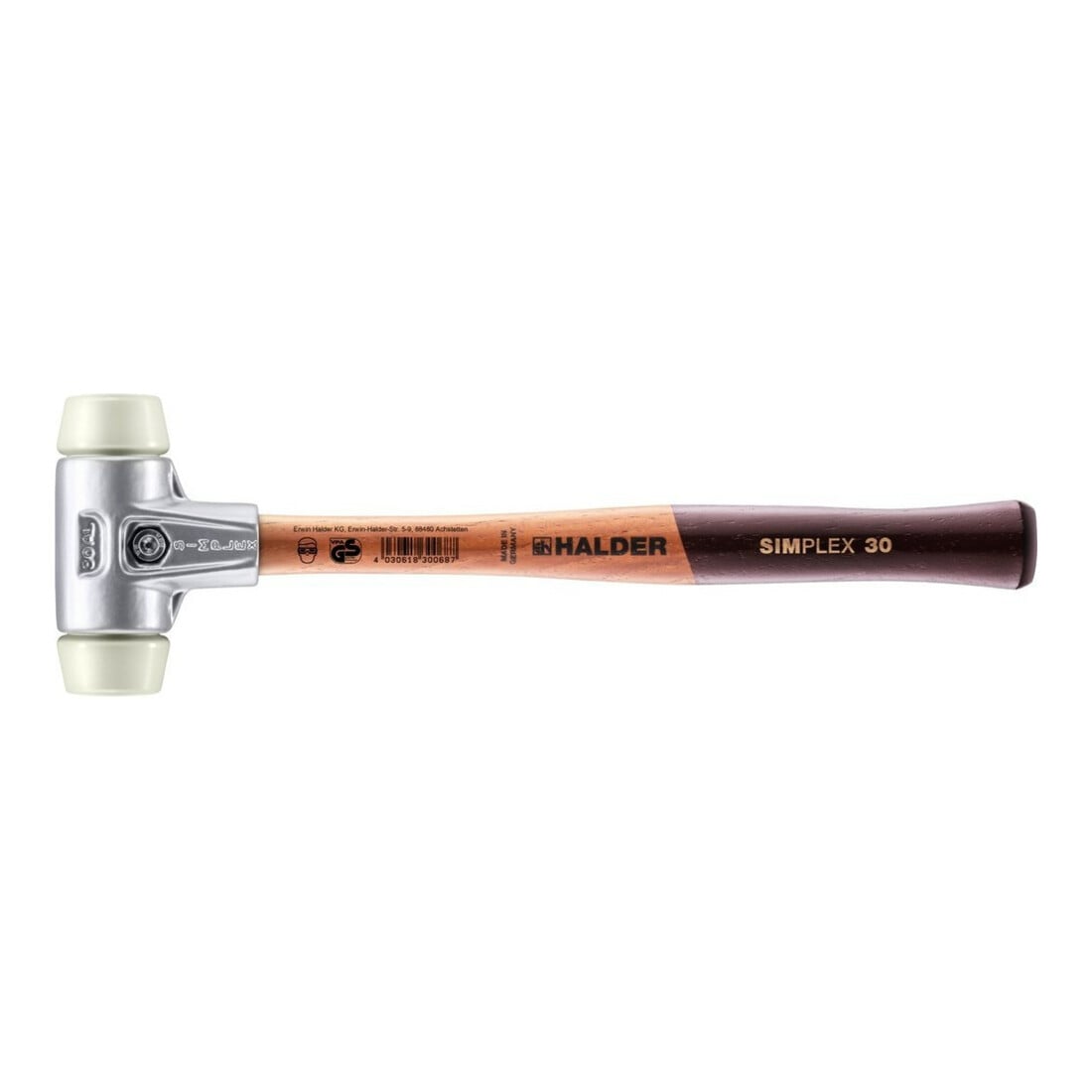 Halder Schonhammer SIMPLEX Alu 30mm Nylon