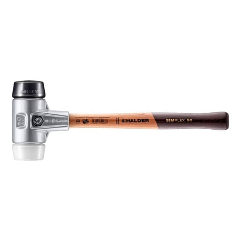 Halder Schonhammer Simplex alu 50 mm caoutchouc/superplastique