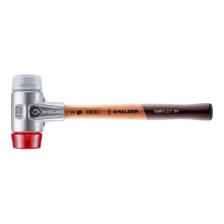 Halder Schonhammer Simplex alu 50 mm TPE-milieu/plastique