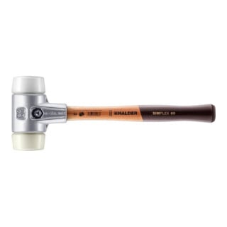 Halder Schonhammer Simplex alu 60 mm superplat/nylon