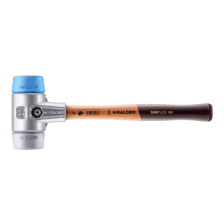 Halder Schonhammer Simplex alu 60 mm TPE doux/moyen
