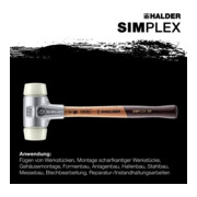 Halder Schonhammer SIMPLEX Alu 60mm Nylon-2