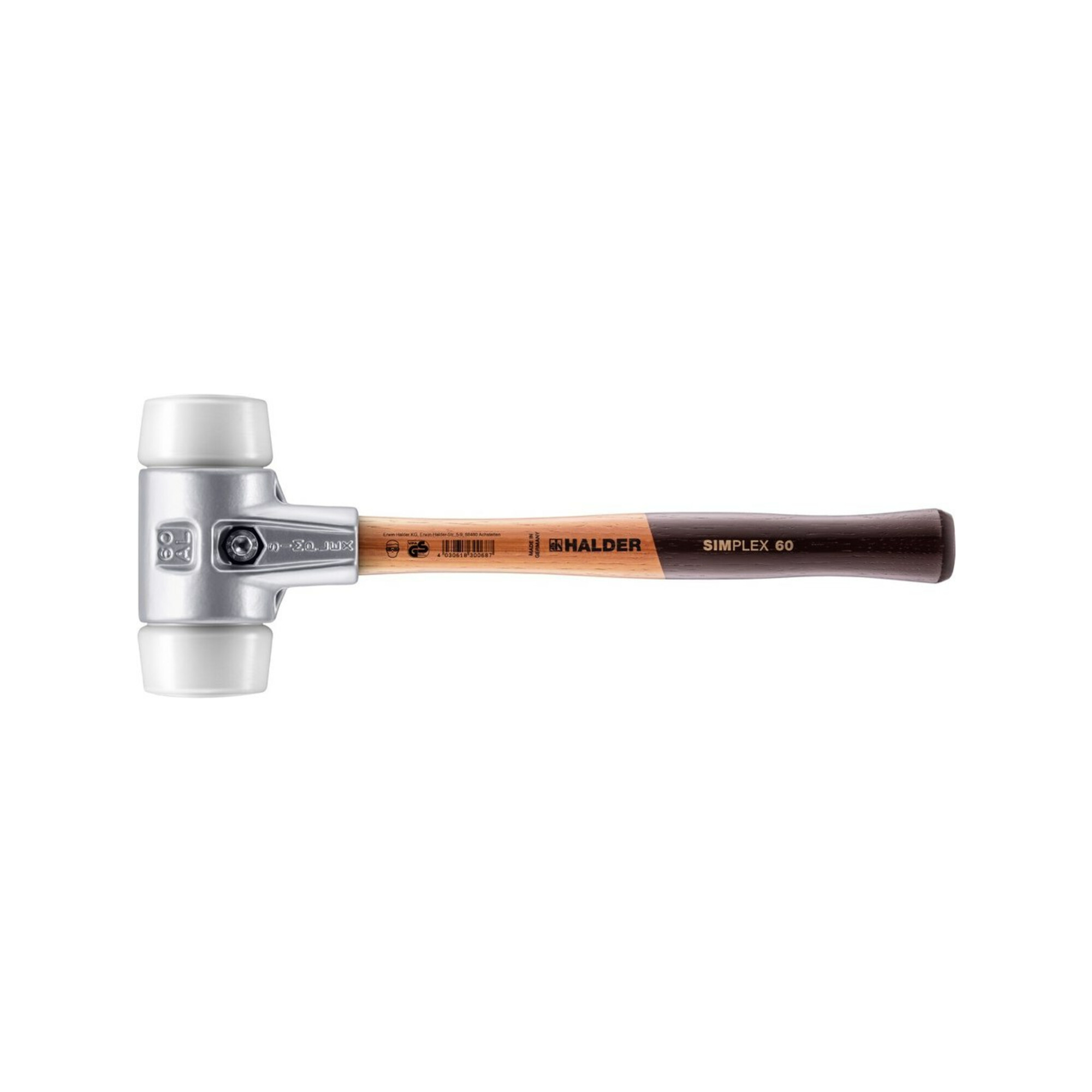 Halder Schonhammer SIMPLEX Alu 60mm Superplastik