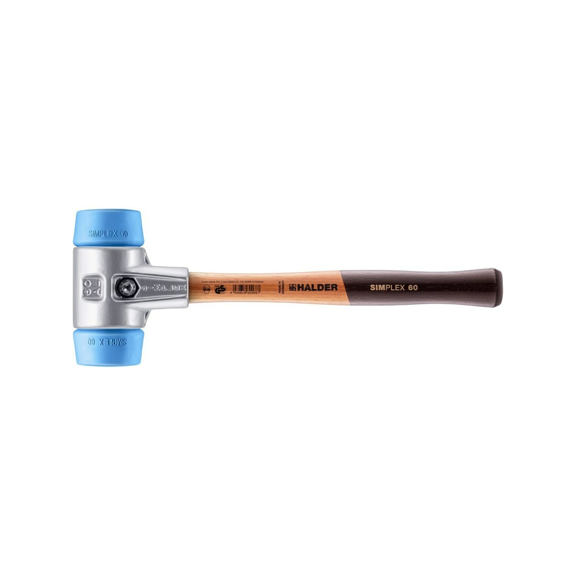 Halder Schonhammer SIMPLEX Alu 60mm TPE-soft
