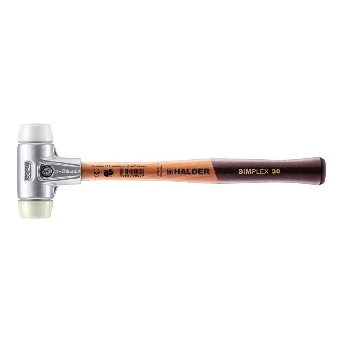 Halder Schonhammer Simplex Alug. 30mm Superpl./Nylon