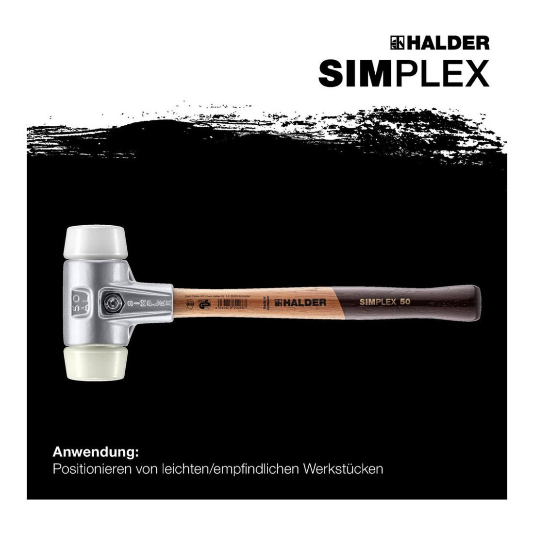Halder Schonhammer Simplex Alug. 30mm Superpl./Nylon