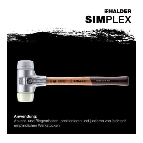 Halder Schonhammer Simplex Alug. 30mm TPE-mid/Nylon
