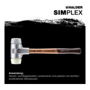 Halder Schonhammer Simplex Alug. 30mm TPE-mid/Nylon-5