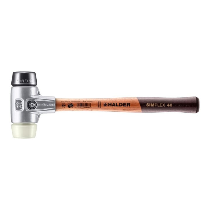 Halder Schonhammer Simplex Alug. 40mm Gummi/Nylon