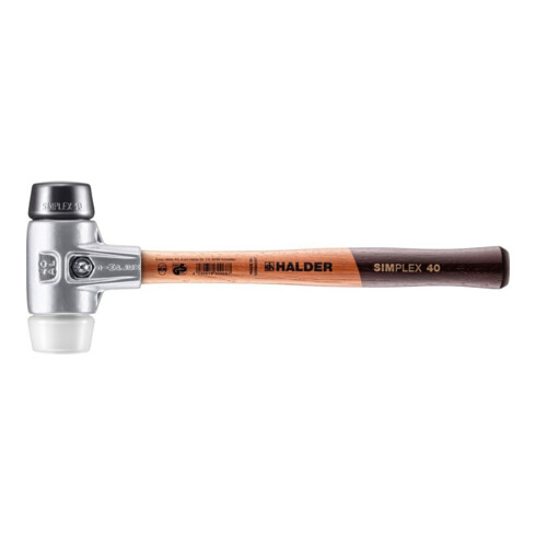 Halder Schonhammer Simplex Alug. 40mm Gummi/Superpl.