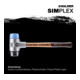 Halder Schonhammer Simplex Alug. 40mm TPE-soft/Gummi-4