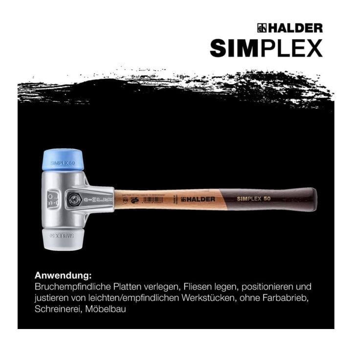 Halder Schonhammer Simplex Alug. 40mm TPE-soft/mid