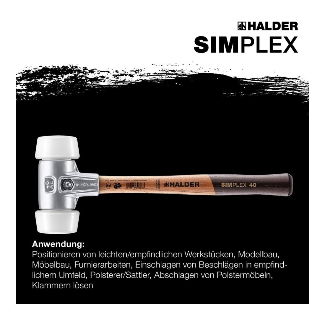 Halder Schonhammer Simplex Alug. 50/40 Superplastik
