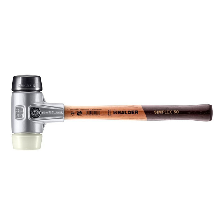 Halder Schonhammer Simplex Alug. 50mm Gummi/Nylon