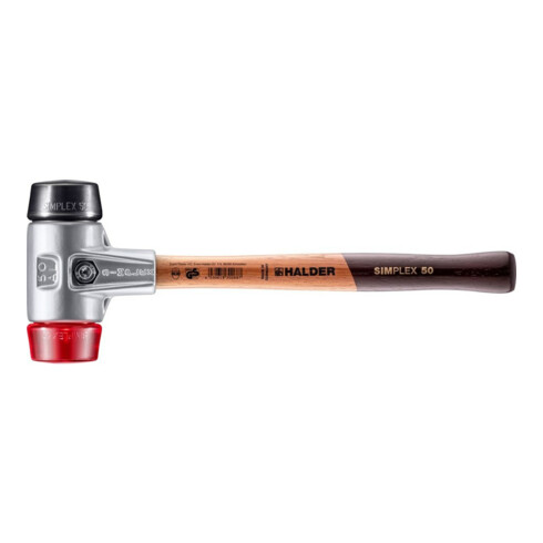 Halder Schonhammer Simplex Alug. 50mm Gummi/Plastik