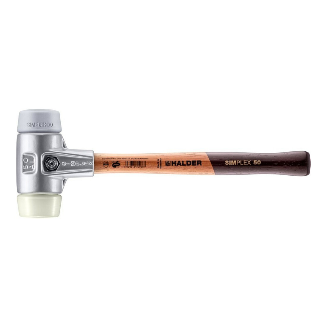 Halder Schonhammer Simplex Alug. 50mm TPE-mid/Nylon