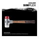 Halder Schonhammer Simplex Alug. 60mm Plastik/SP.