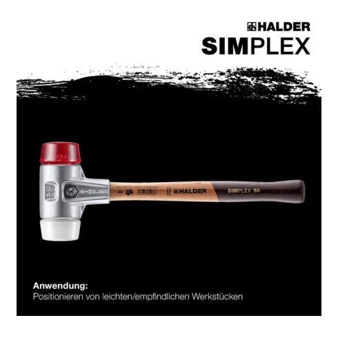 Halder Schonhammer Simplex Alug. 60mm Plastik/SP.