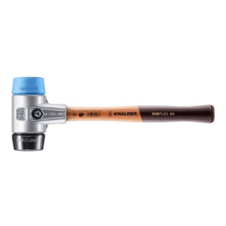 Halder Schonhammer Simplex Alug. 60mm TPE-soft/Gummi