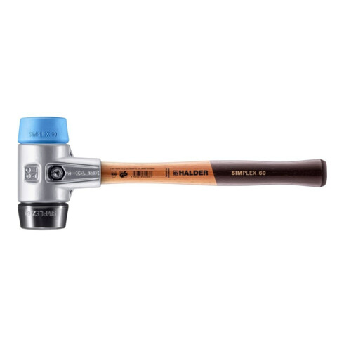 Halder Schonhammer Simplex Alug. 60mm TPE-soft/Gummi