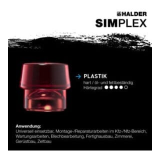Halder Schonhammerkopf Plastik
