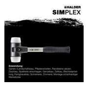 Halder Schonhammer SIMPLEX Fiber 40mm Superplastik