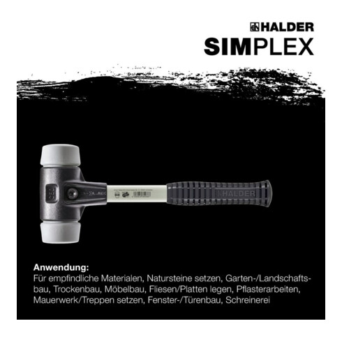 Halder Schonhammer SIMPLEX Fiber 40mm TPE-mid