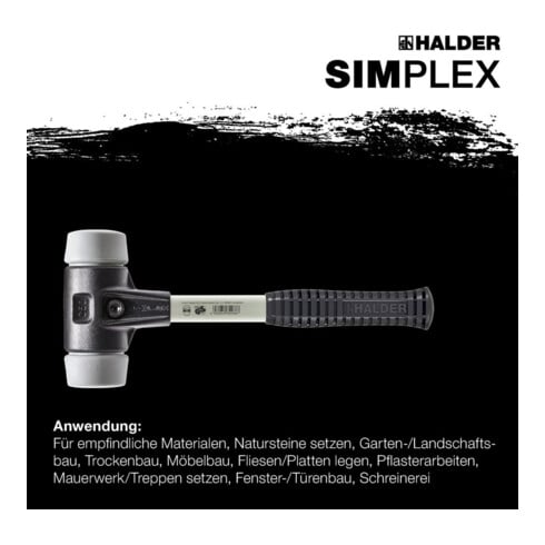 Halder Schonhammer SIMPLEX Fiber 40mm TPE-mid