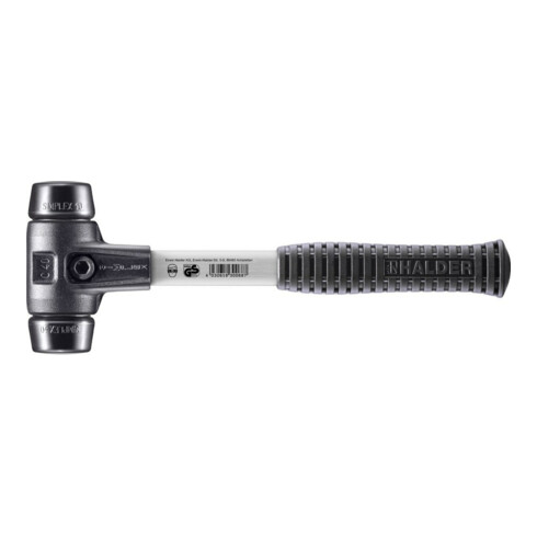 Halder Schonhammer SIMPLEX Fibre 40mm Caoutchouc