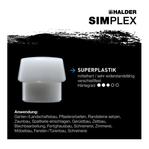 Halder Schonhammer SIMPLEX Fibre 60mm Superplastik