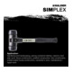 Halder Schonhammer SIMPLEX fibre 80 mm caoutchouc-1