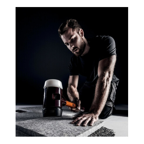 Halder Schonhammer Simplex EH-3027, Gummi- + Superkunststoffeinsatz