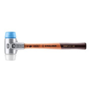 Halder Schonhammer SIMPLEX L.330mm Kopf-D.40mm HO Superplast.weiß/TPE-soft blau